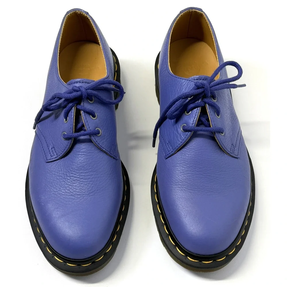 Dr Martens 1461 Hug Me Blueberry Leather Oxford Shoes Mens 8 Womens 9 Rare